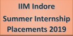 IIM Indore Summer Internship Placements 2019
